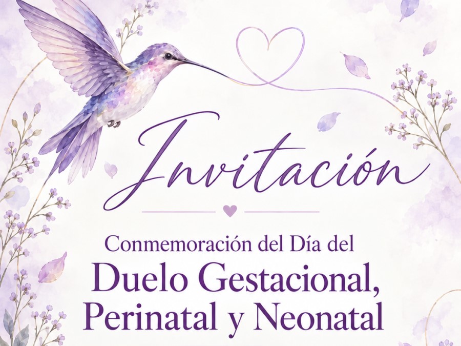 Invitación a Conmemoración del Día del Duelo Gestacional, Perinatal y Neonatal