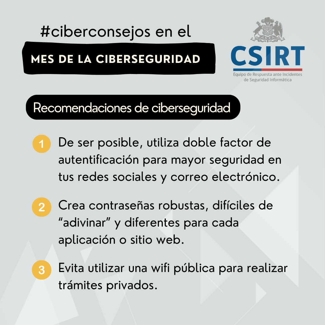 Ciberconsejos en el Mes de la Ciberseguridad