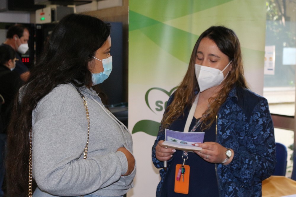 Usuarios del CAE del Hospital San Fernando se interiorizaron sobre la donación de órganos y tejidos