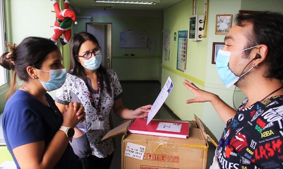 Programa Hospital Amigo realiza entrega de insumos y material de apoyo en servicios de hospitalización 
