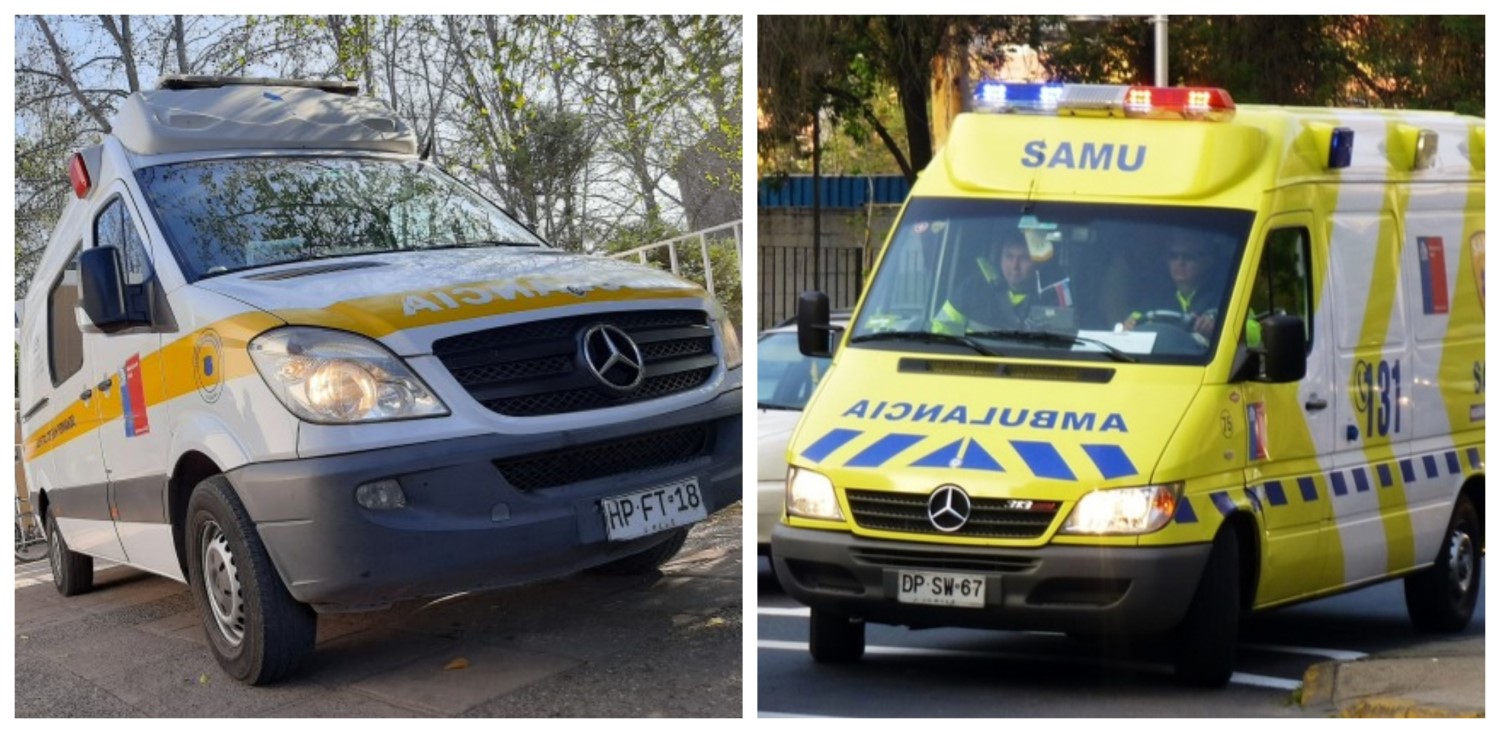 Diferencia entre ambulancias de Movilización (hospital) y ambulancias SAMU (131)