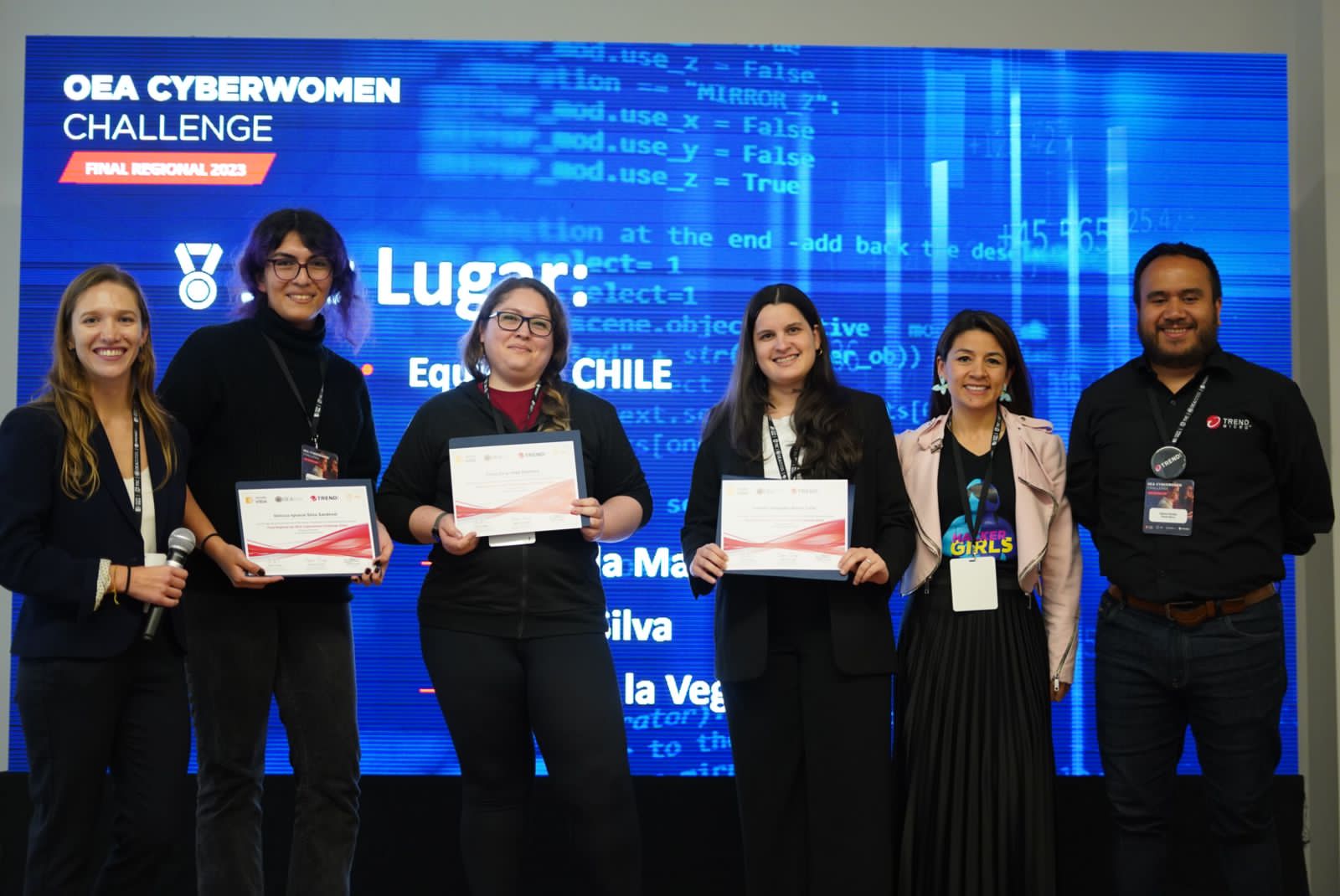 Chile obtuvo primer y segundo lugar en la final del OEA Cyberwomen Challenge